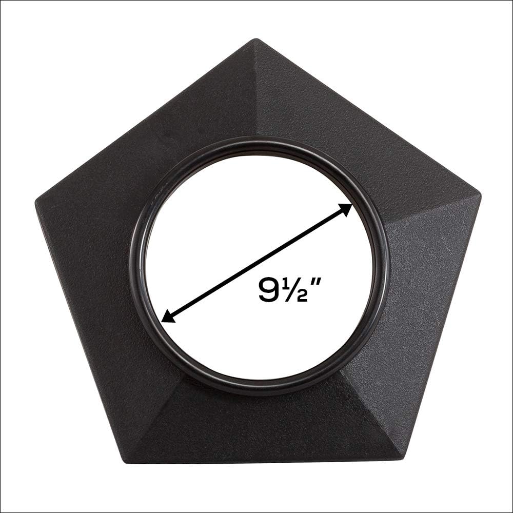 Safco Canmeleon Trash Can, 30 Gallons, Indoor and Outdoor Use, Durable & Weather-Resistant Commercial Garbage Can, Black