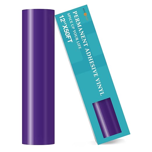 HTVRONT Purple Permanent Vinyl Roll by HTVRONT