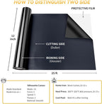 VinylRus Heat Transfer Vinyl-12” x 25FT Iron on Vinyl Roll - Image 5