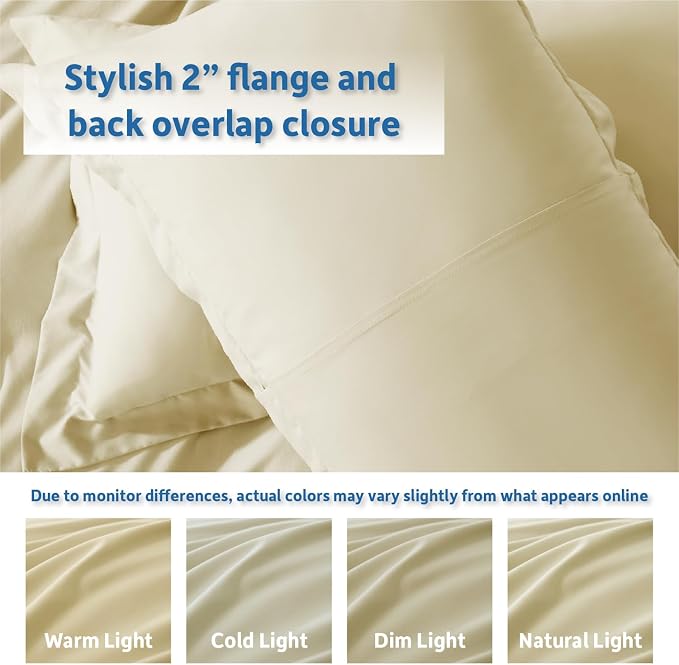 Nestl Vanilla Yellow California King Duvet Cover Sets - Image 8