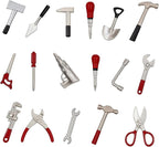 17PCS 1:12 Miniature Doll House Tools Metal Home Repair Multi-Tool Model Set Fun by Galaoma