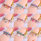 AIPRIDY 150 Pieces Charm Bracelet Making Kit, Unicorn Mermaid Crafts Gifts Set - Image 8
