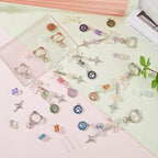 SUNNYCLUE 1 Box DIY 6 Sets Bear Bag Charms Keychain Making Kits Colorful Little - Image 4
