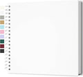 10x10 Inch DIY Scrapbook Photo Album, Hardcover Kraft Paper Acid-Free, 50 Sheets by Yopih