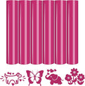 Tintnut Rose Pink Heat Transfer Vinyl, easy cut & weed, stretch washable by Tintnut