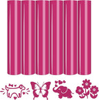 Tintnut Rose Pink Heat Transfer Vinyl, easy cut & weed, stretch washable by Tintnut