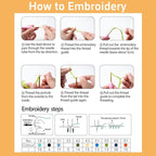 DIY Punch Needle Kits Mandala Flower Easy - Image 3