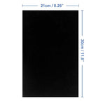 Thyores 15PCS Stick Black Felt, Self Adhesive Felt Sheets, DIY Velvet Fabric - Image 2