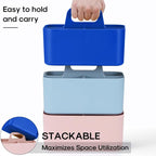 Multiuse Caddy Organizer with Handle, Portable Plastic Tote Bin - Image 6