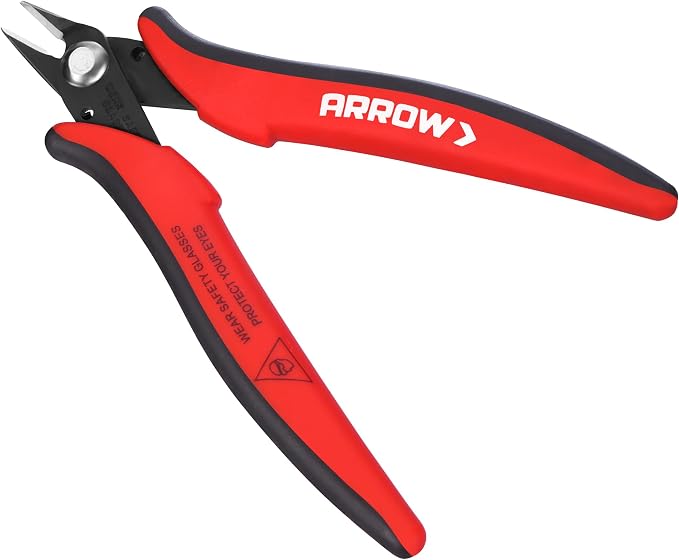 ARROW Micro Wire Cutters, Side & Diagonal Flush Cut Pliers by ArrowToolGroup