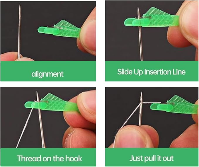 10 Pcs Fish Mouth Sewing Machine Needle Threader, 2024 New Upgraded Automatic - Image 5