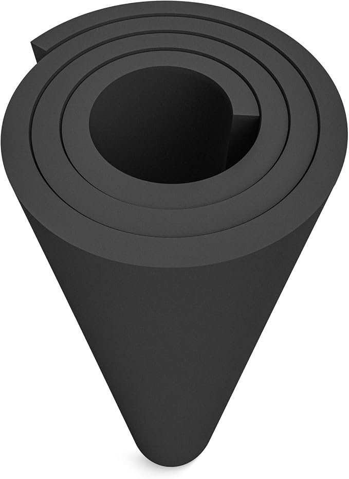 MEARCOOH EVA Foam Cosplay Black 20mm Thick Large 35.5" x 59" Sheet Premium High by MEARCOOH