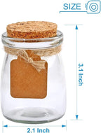 30Pcs Small Glass Jars with Lids，3.4 oz Small Glass Potion Bottles | Small Jars - Image 2