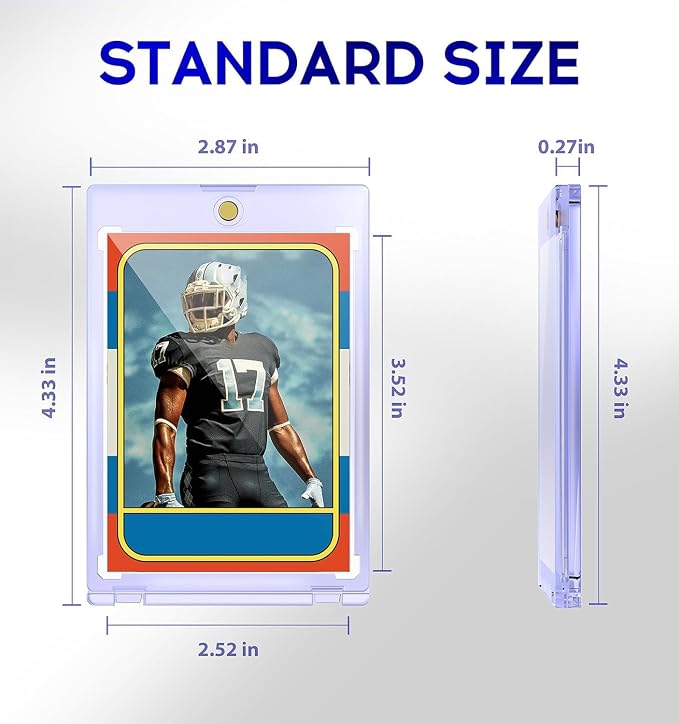 50ct Magnetic Card Holder, 35pt One Touch Card Holder, U-V Protectors Hard - Image 7