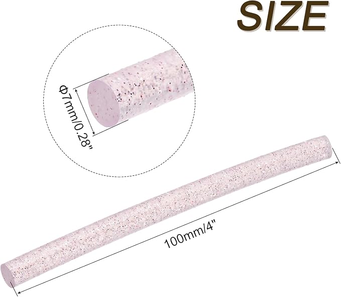 uxcell 30pcs 7mm x 100mm Mini Hot Glue Sticks - Image 2