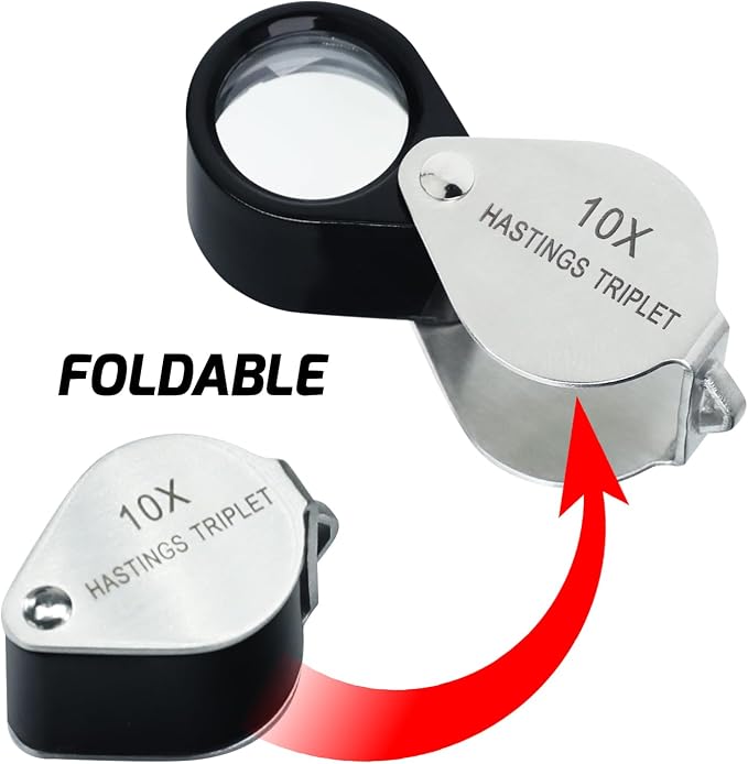 Hastings Triplet Loupe 10X Jeweler's Loupe - Image 6