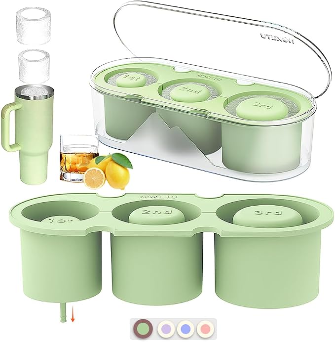 Silicone Ice Mold for Stanley Cup 30 40oz, Tumbler Ice Maker | Easy Fill and by NOXETU