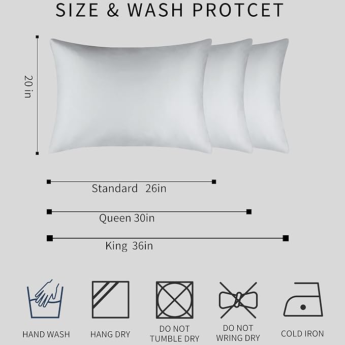 100% Mulberry Silk Pillowcase Set of 2 - Image 7