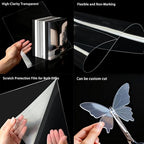 20PCS Clear Plastic Sheet, A4 PVC Flexible Plastic Board Transparent Acrylic - Image 6