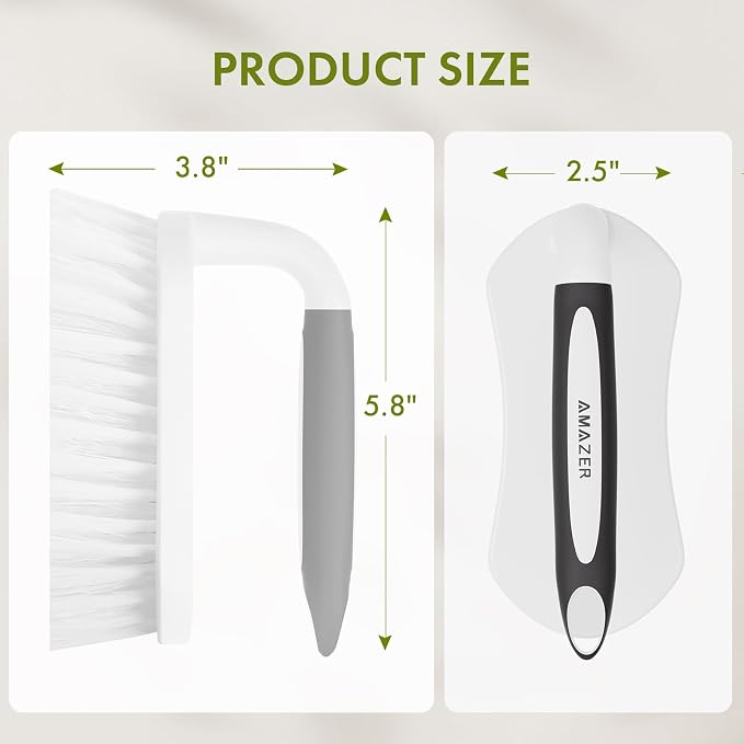Amazer Scrub Brush for Cleaning Comfort Grip Bathtub Scrubber Stiff Bristles - Image 4