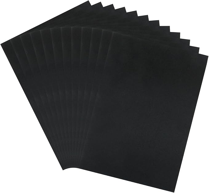 12 Pcs Black Felt Sheets, 8 x 12 Inch, 1mm Thick | Felt Fabric - Image 5