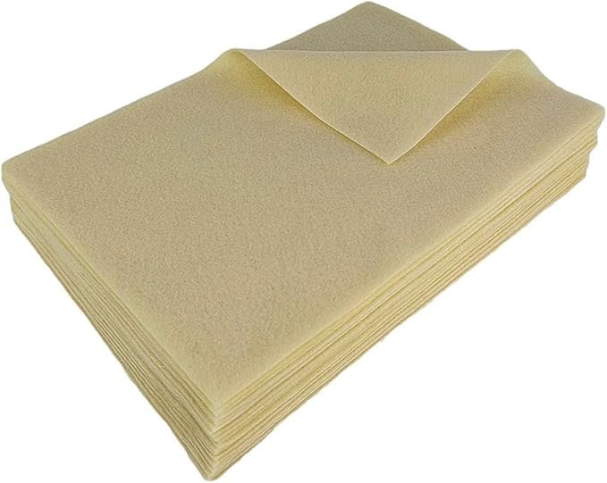 Jtnohx Color Felt, Soft Felt Sheets, 1.4mm Thick 8"x12" Handicraft Felt Fabrics by Jtnohx
