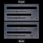BENECREAT 4 Sizes Measurement Shipping Guide, Acrylic Mail Measurement Ruler - Image 6