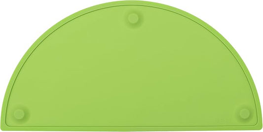 GASARÉ, Extra Large 20 x 11 Inches, Silicone Placemats for Dining Table, Suction Cups, Raised Edges, Non-Slip, Food Grade, BPA Free, Dishwasher Safe, Green
