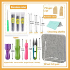 99 Pcs Needles Felting Tools Kit Soft 6"x6" Needle Felting Pad - Image 2