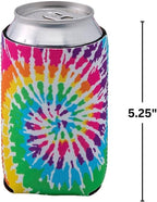 Fun Express Tie-Dye Premium Can Coolers - Image 2