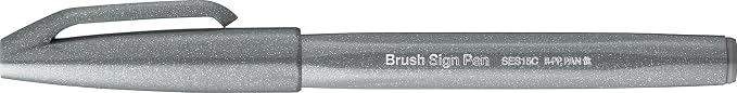 Pentel Fude Touch Sign Pen, Felt Pen Like Brush Stroke by PentelofAmerica
