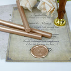 Champagne Gold Seal Wax Sticks for Large Glue Gun, Sealing Decoration for - Image 2