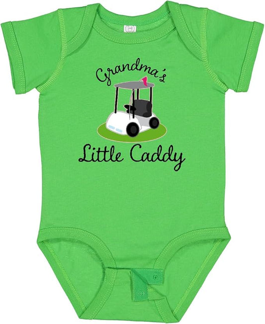 inktastic Grandma's Little Caddy Golf Baby Bodysuit