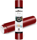 TECKWRAP Permanent Adhesive Vinyl 12" x 10ft, Matte Wine Red by TECKWRAP