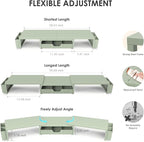 OPNICE Desk Organizers and Accessories, Dual Monitor Stand Riser - Image 3