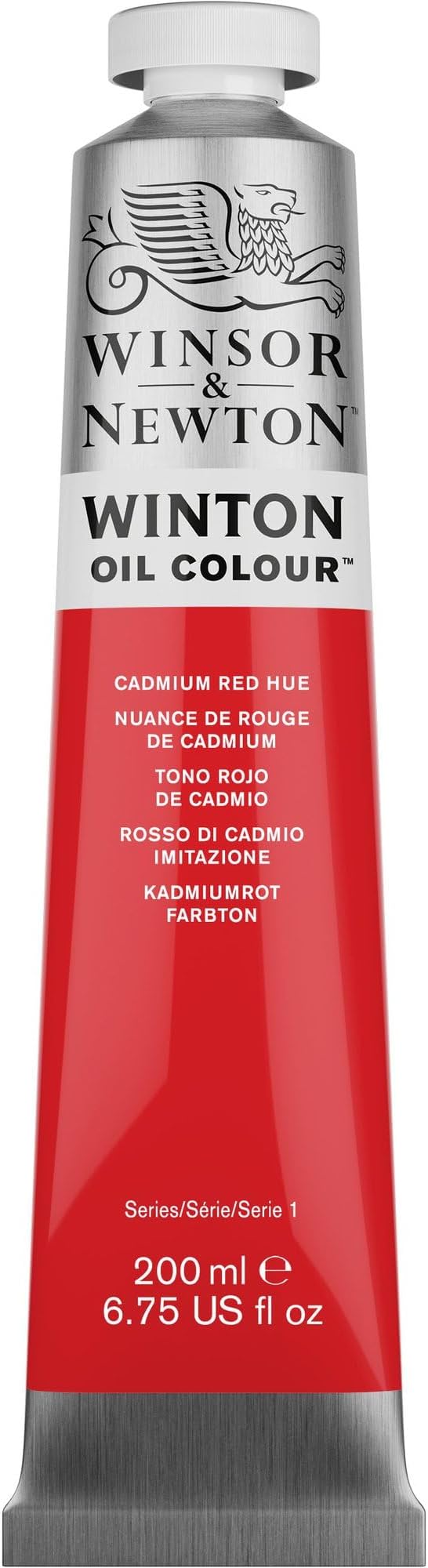 Winsor & Newton Winton Oil Color, 200ml Tube, Cadmium Red Hue - Image 12