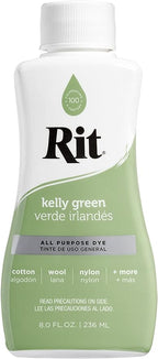 Rit All-Purpose Liquid Dye, Kelly Green 8 Fl Oz by ChaChaCharm