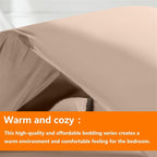 TAIMIT Beige Twin Size Comforter Set - Image 2