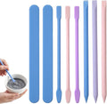 8PCS Silicone Stir Sticks Resin Tools, Reusable Mixing Sticks Silicone Stick by Unknown