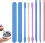 8PCS Silicone Stir Sticks Resin Tools, Reusable Mixing Sticks Silicone Stick by Unknown