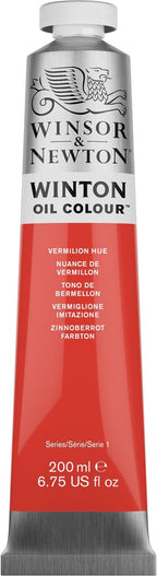 Winsor & Newton Winton Oil Color, 200ml Tube, Vermilion Hue - Image 11
