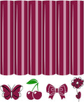 Tintnut Bungundy Color Heat Transfer Vinyl, easy cut & weed, stretch washable by Tintnut