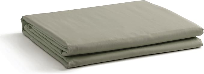 Linen Home 100% Cotton Percale 1 Flat Sheet, King Size by LINENHOME