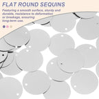 MECCANIXITY 700 Pcs Flat Round Sequins 15mm/0.6 Inch Loose Paillettes Craft - Image 3