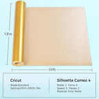 Prime Vinyl Permanent Vinyl, Glossy Gold Vinyl Compatible - Image 2