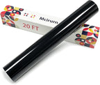 Black Htv Vinyl Rolls Heat Transfer Vinyl 12" X 20ft, by Unknown