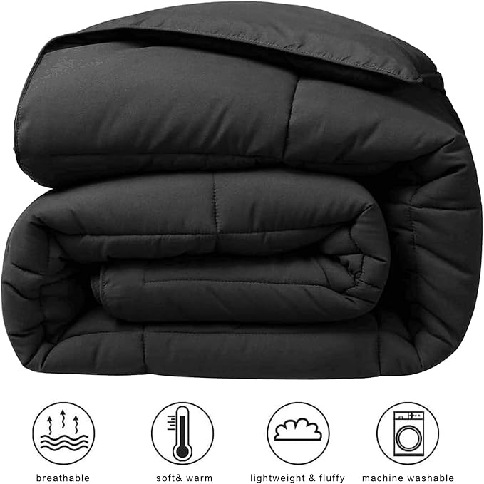 COHOME Premium Queen Size Comforter, All-Season Quilted Down Alternative Duvet - Image 2