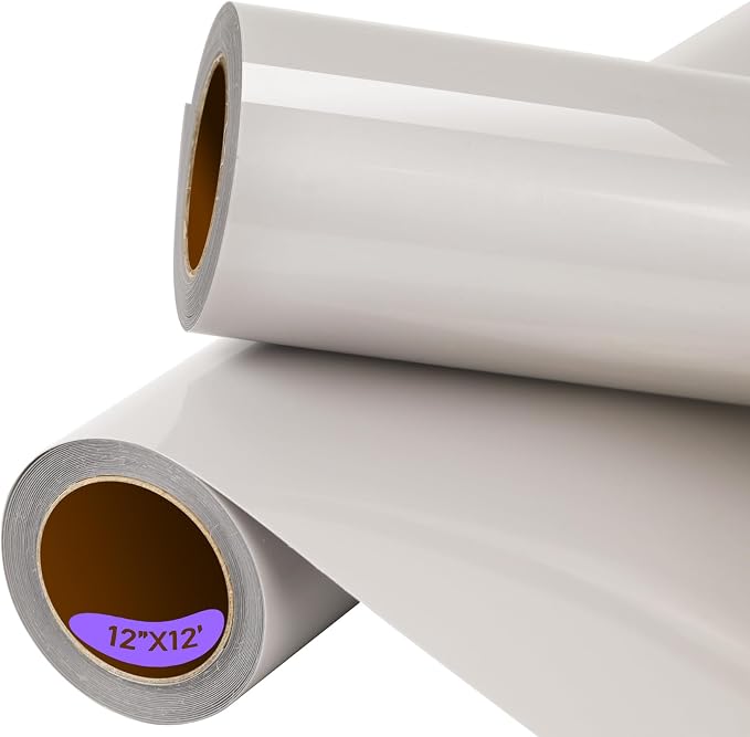 RENLITONG Gray Heat Transfer Vinyl by RENLITONG