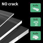 5 Pack 24X36 Plexiglass Sheets 1/8” Thick, 3mm Clear Acrylic Sheet | Plexi - Image 3