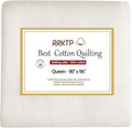 RRKTP Cotton Batting for Quilting，200 g/m² Lightweight Quilt Batting Queen by home